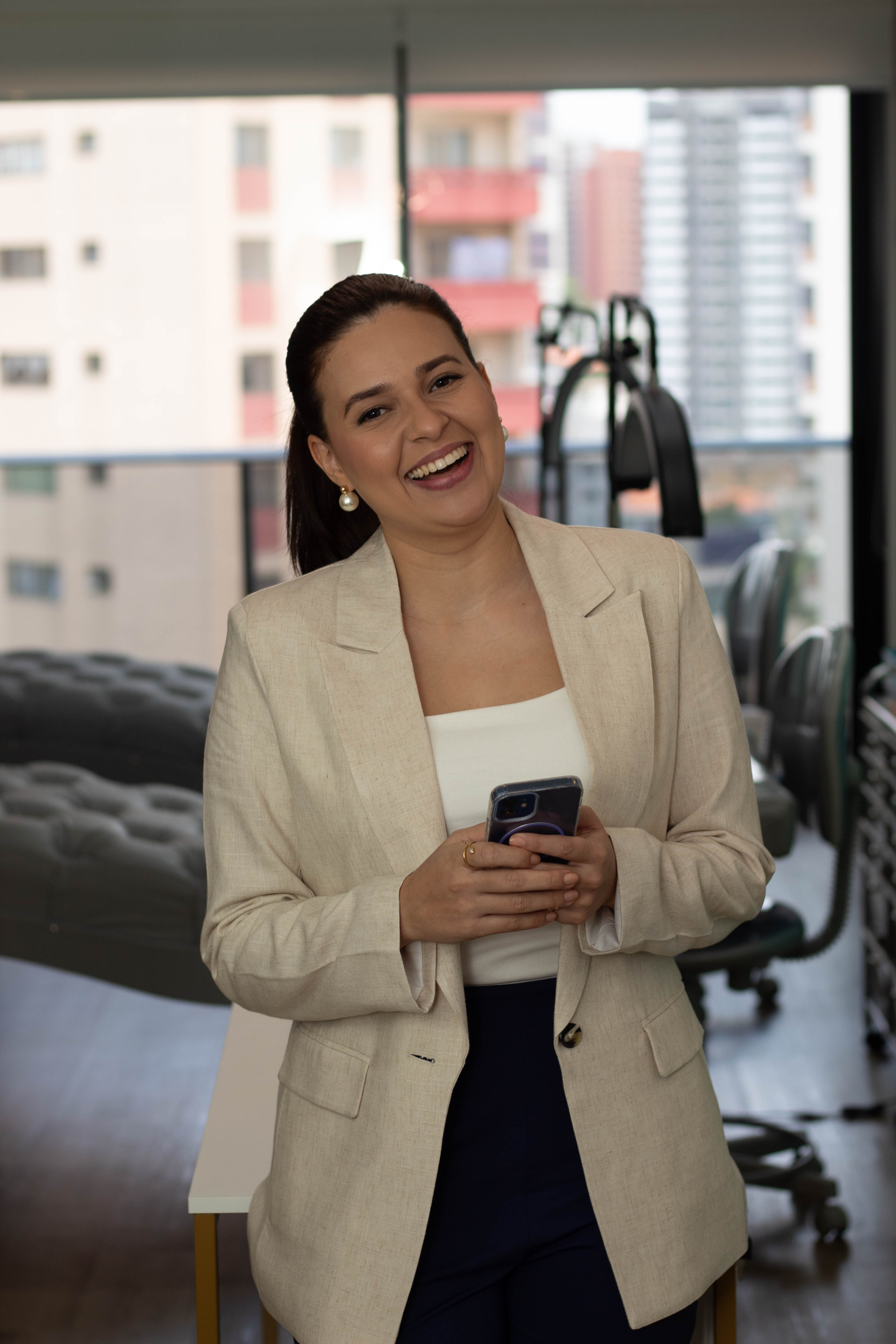 Stefanie Moura, fundadora do Studio Crystal Lashes
